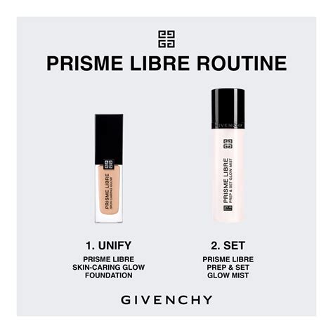 prisme libre prep & set glow mist givenchy beauty
